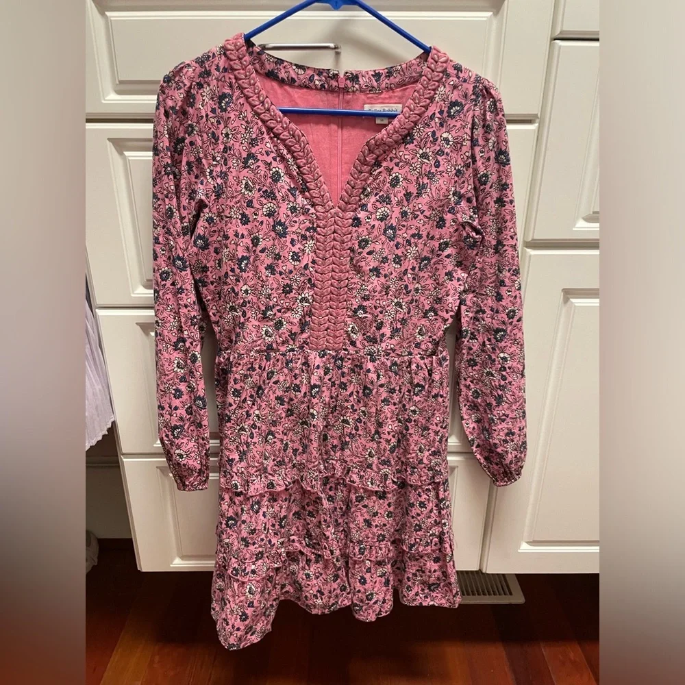 Roller Rabbit Cluny Naema Dress Pink Floral Sz XS - Picture 2 of 5